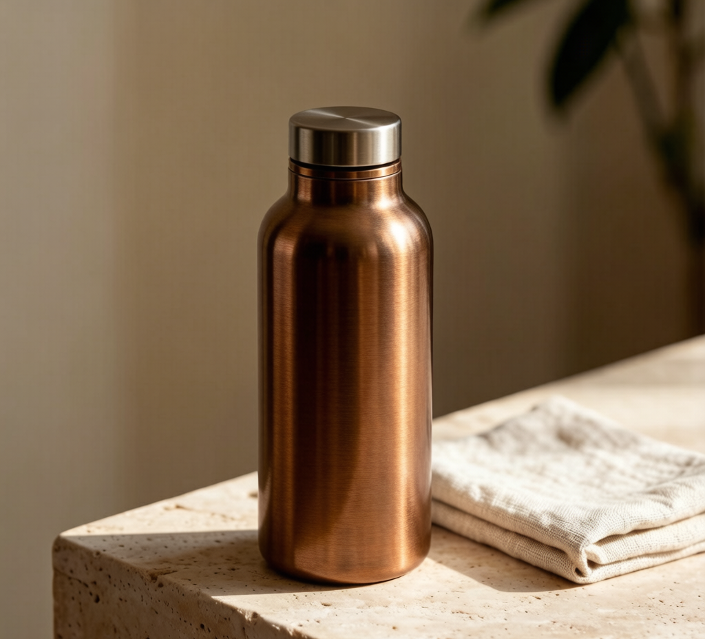 Aura No.1 — Signature Insulated Bottle — aura bronze 2