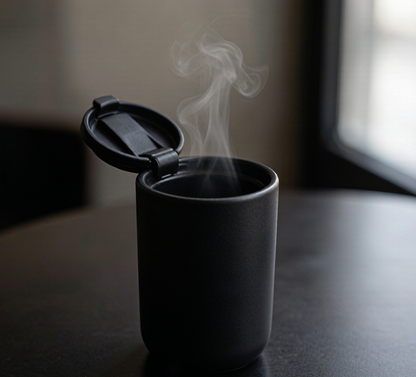 Onyx — Ceramic Coffee Vessel — onyx ink 2